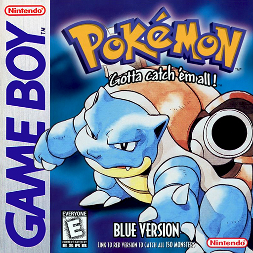 Pokemon - Blue Version (USA, Europe) Game Boy replacement cartridge label