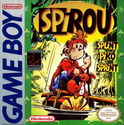Carátula de Spirou Game Boy PAL España