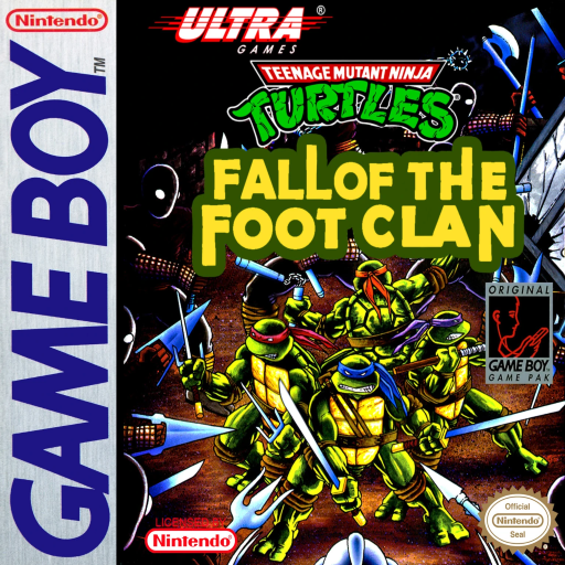 Carátula de Teenage Mutant Hero Turtles: Fall of the Foot Clan Game Boy PAL España
