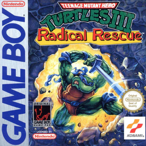 Carátula de Teenage Mutant Hero Turtles III: Radical Rescue Game Boy PAL España