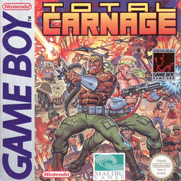 Carátula de Total Carnage Game Boy PAL España