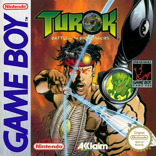 Carátula de Turok Battle of the Bionosaurs Game Boy PAL España