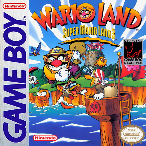 Carátula de Wario Land: Super Mario Land 3 Game Boy PAL España