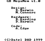 Mega Memory Card (Saving Device)
