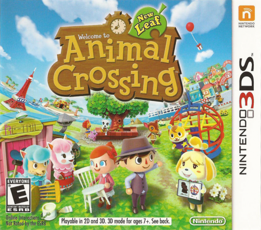 Animal Crossing: New Leaf - Welcome amiibo box art for Nintendo 3DS
