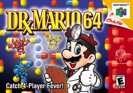Dr. Mario 64 artwork