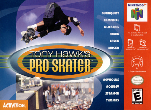Tony Hawk's Pro Skater artwork