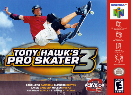 Tony Hawk's Pro Skater 3 artwork
