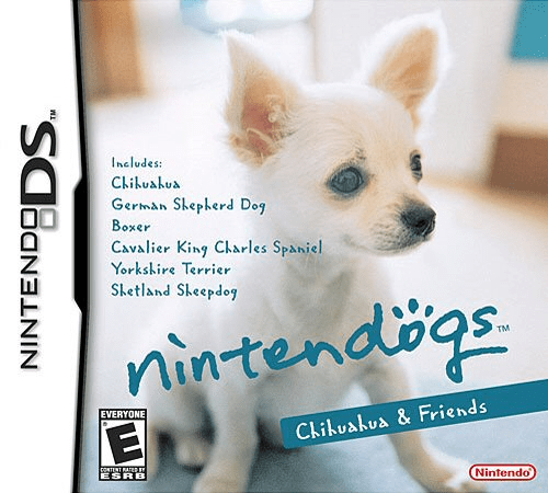 Nintendogs - Chihuahua _ Friends Nintendo DS replacement cartridge label