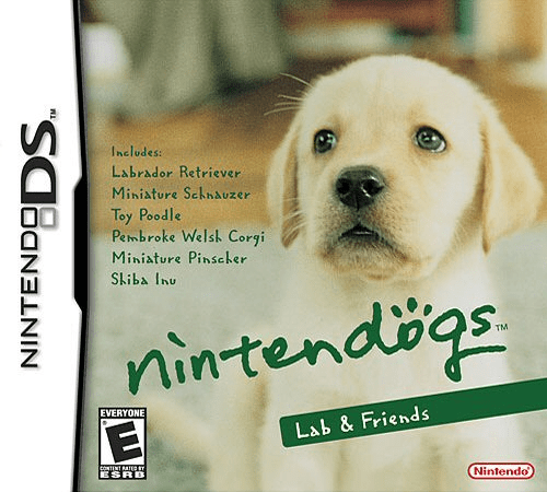 Nintendogs - Lab _ Friends Nintendo DS replacement cartridge label