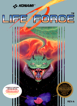 Carátula de Life Force / Salamander NES PAL España