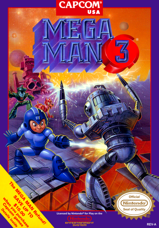 Mega Man 3 box art