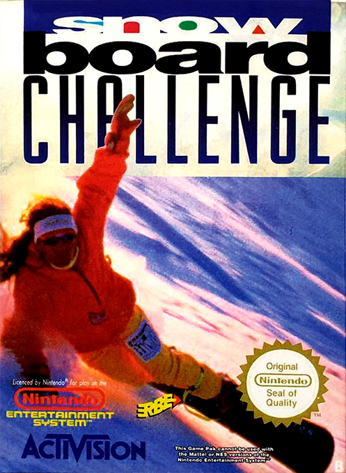 Carátula de Snowboard Challenge NES PAL España