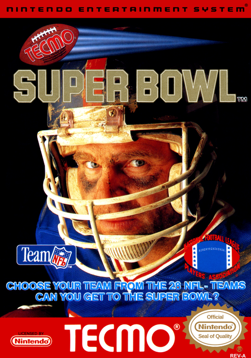 Tecmo Super Bowl box art