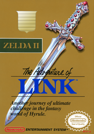 Zelda II: The Adventure of Link box art