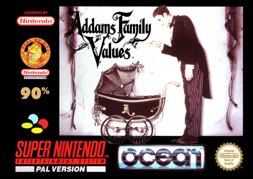 Carátula de Addams Family Values Super Nintendo PAL España