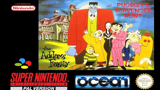 Carátula de Addams Family Pugsley's Scavenger Hunt Super Nintendo PAL España