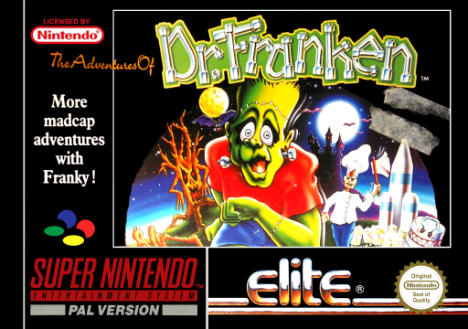 Carátula de Adventures of Dr. Franken Super Nintendo PAL España