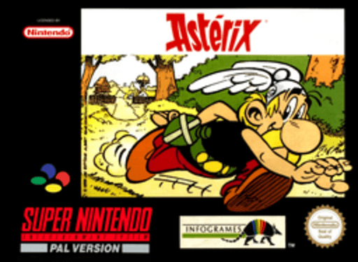 Carátula de Asterix Super Nintendo PAL España