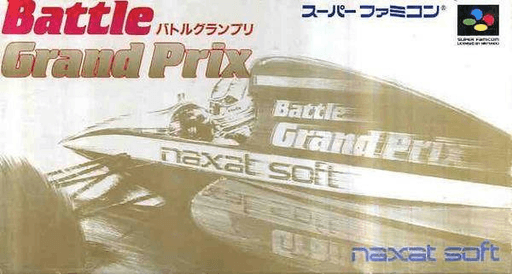 Battle Grand Prix SNES cover art reference for custom cartridge, NTSC-J version.