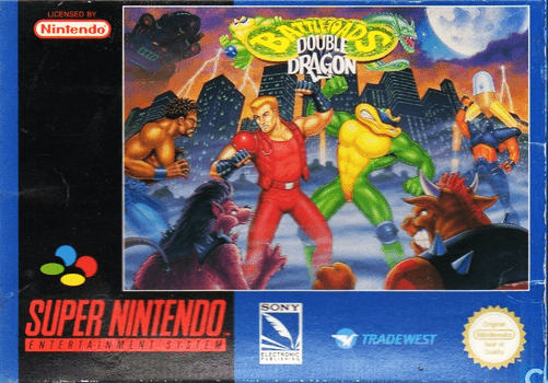 Carátula de Battletoads & Double Dragon Super Nintendo PAL España