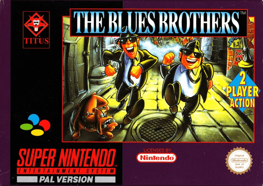 Carátula de Blues Brothers Super Nintendo PAL España