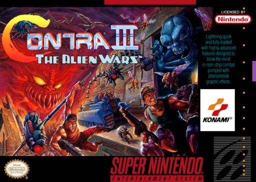 Contra III: The Alien Wars box art