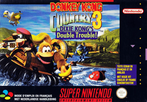 Carátula de Donkey Kong Country 3: Dixie Kong's Double Trouble Super Nintendo PAL España