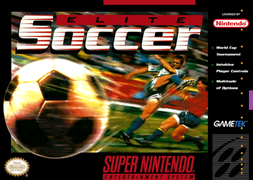 World Cup Striker SNES cover art reference for custom cartridge, NTSC-U version.