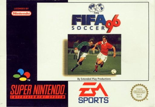 Carátula de FIFA Soccer 96 Super Nintendo PAL España