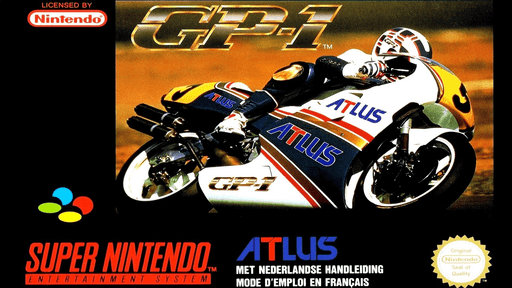 GP-1 SNES cover art reference for custom cartridge, PAL version.