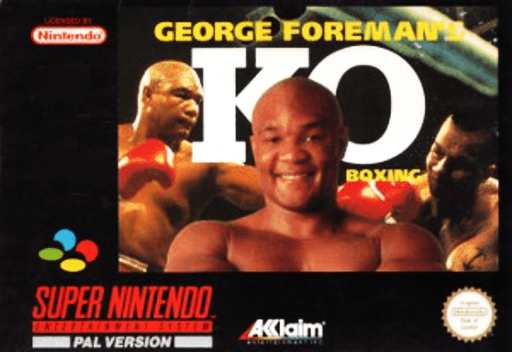 Carátula de George Foreman's KO Boxing Super Nintendo PAL España