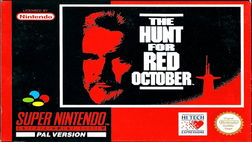 Carátula de Hunt for Red October Super Nintendo PAL España