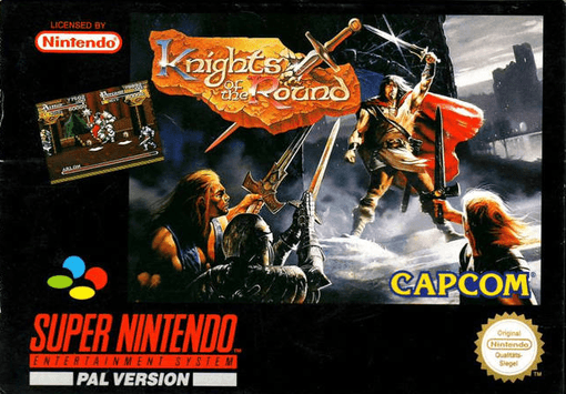 Carátula de Knights of the Round Super Nintendo PAL España