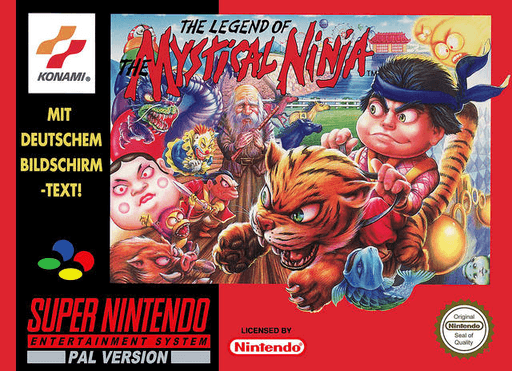 Carátula de Legend of the Mystical Ninja Super Nintendo PAL España