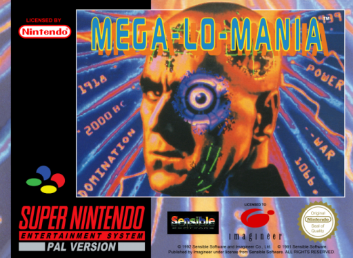 Carátula de Mega Lo Mania Super Nintendo PAL España