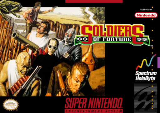The Chaos Engine SNES cover art reference for custom cartridge, NTSC-U version.