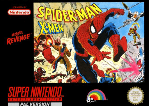Carátula de Spiderman X-Men Arcade's Revenge Super Nintendo PAL España