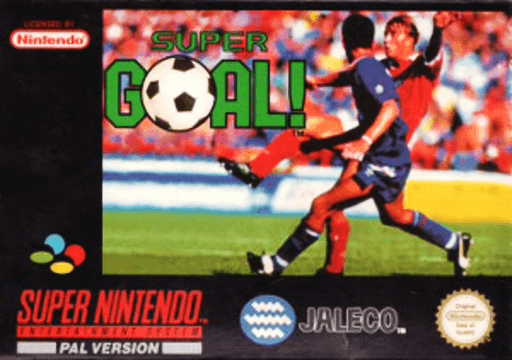 Goal! SNES cover art reference for custom cartridge, PAL version.