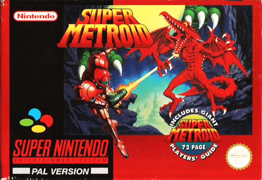 Carátula de Super Metroid Super Nintendo PAL España