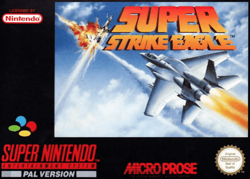 Carátula de Super Strike Eagle Super Nintendo PAL España