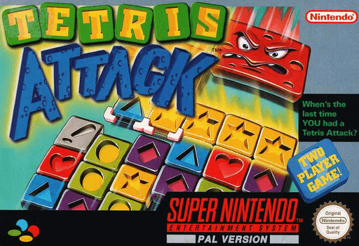 Carátula de Tetris Attack Super Nintendo PAL España