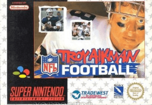 Carátula de Troy Aikman NFL Football Super Nintendo PAL España