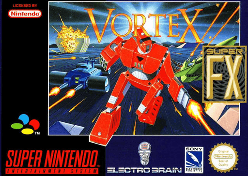 Carátula de Vortex Super Nintendo PAL España