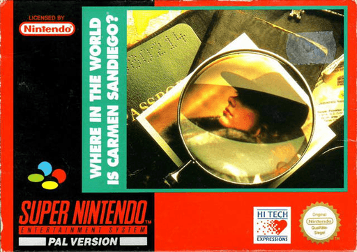 Carátula de Where in the World is Carmen Sandiego Super Nintendo PAL España