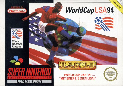 Carátula de World Cup USA '94 Super Nintendo PAL España