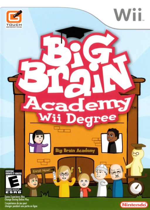 Big Brain Academy: Wii Degree box art