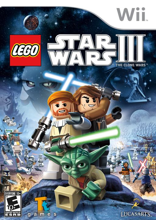 Lego Star Wars III: The Clone Wars box art