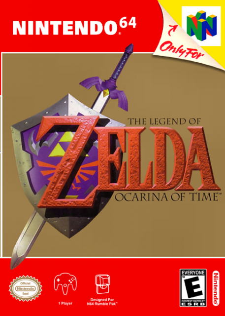 The Legend of Zelda: Ocarina of Time (Virtual Console) box art