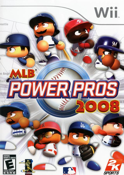 MLB Power Pros 2008 artwork